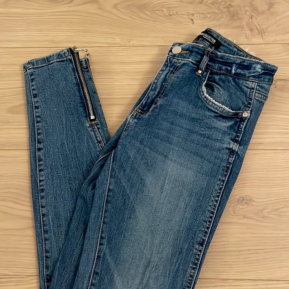 Zara Denim - ZARA trafaluc zipper ankle skinny jeans